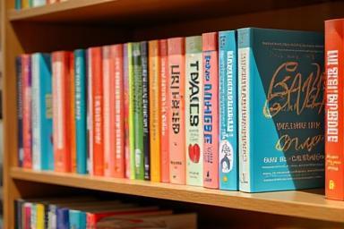 Display of new release novels with bright covers at Willow & Thorn