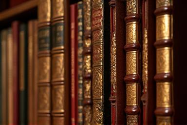 Rare and antique books in ornate bindings at Willow & Thorn, London