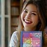 Gemma Liu, happy Willow & Thorn customer, with her new poetry book